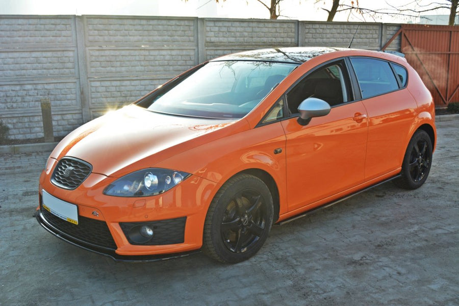 Maxton Design - FRONT SPLITTER V.2 SEAT LEON MK2 CUPRA / FR (FACELIFT)