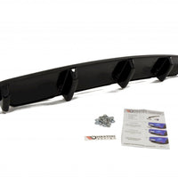 Maxton Design - CENTRAL REAR SPLITTER BMW 6 GRAN COUPE M-SPORT (VERTICAL BARS) (2013-2018)