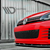 Maxton Design - FRONT SPLITTER VER.2 VW GOLF VI (FOR GOLF GTI 35TH)