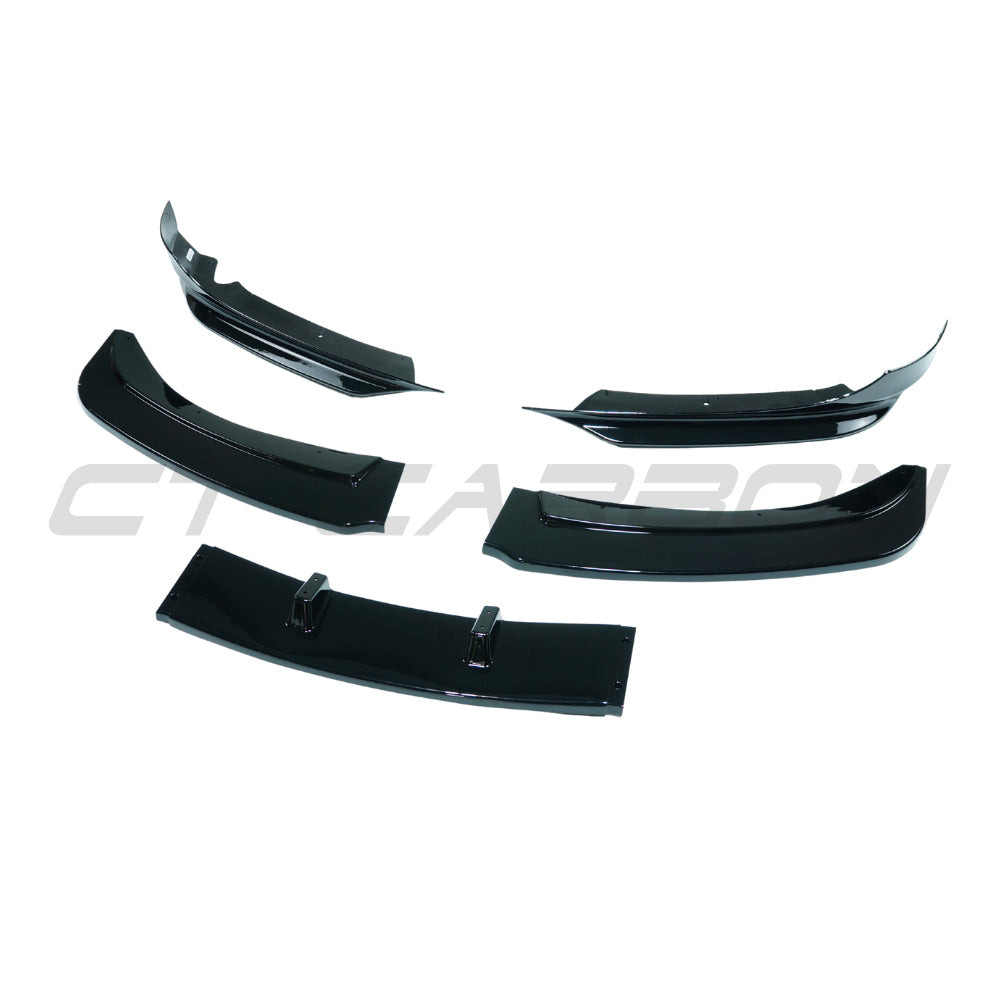 BMW 3 SERIES E90/E91 LCI SE 2009-2011 GLOSS BLACK SPLITTER - V5