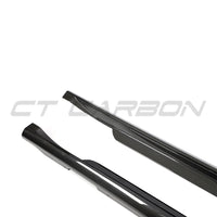 PORSCHE TAYCAN 2020-2024 CARBON FIBRE SIDE SKIRTS