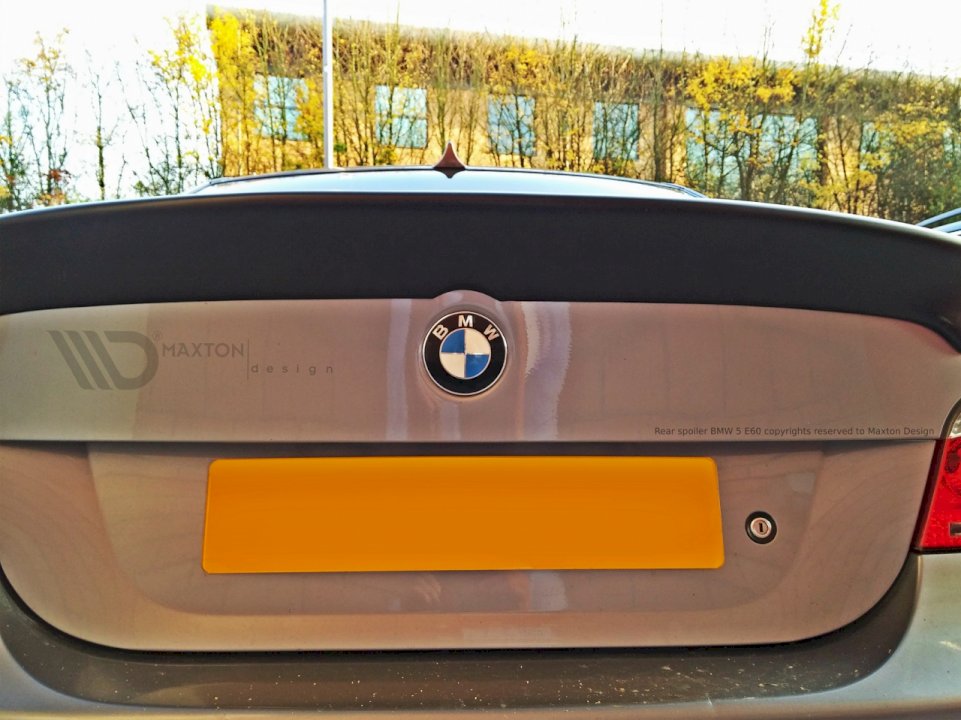 Maxton Design - REAR SPOILER BMW 5 E60  GENERATION V
