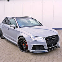 Maxton Design - FRONT SPLITTER V.1 AUDI RS3 8VA SPORTBACK PRE-FACELIFT (2015-2016)