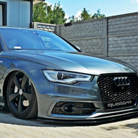 Maxton Design - FRONT SPLITTER V.1 AUDI S6 / A6 C7 S-LINE (2011-2014)