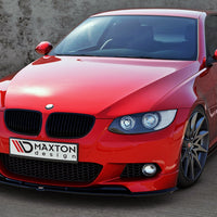 Maxton Design - FRONT SPLITTER BMW 3 E92 M-SPORT (PREFACE MODEL FITS M PERFORMANCE SPLITTERS) 2006-2009