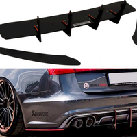 Maxton Design - AUDI S6 C7 AVANT (CNC) REAR DIFFUSER & REAR SIDE SPLITTERS