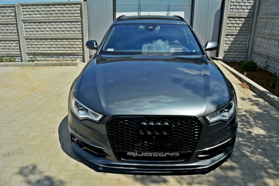 Maxton Design - FRONT SPLITTER V.2 AUDI S6 / A6 C7 S-LINE (2011-2014)