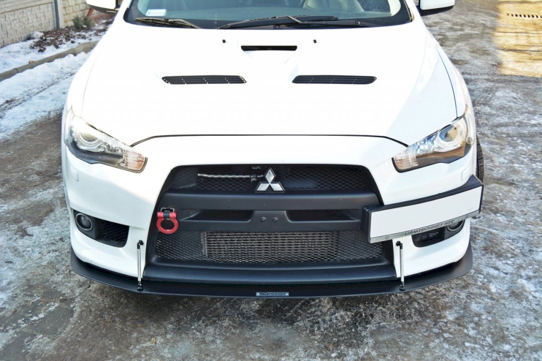 Maxton Design - FRONT RACING SPLITTER V.2 MITSUBISHI LANCER EVO X (2005-2017)