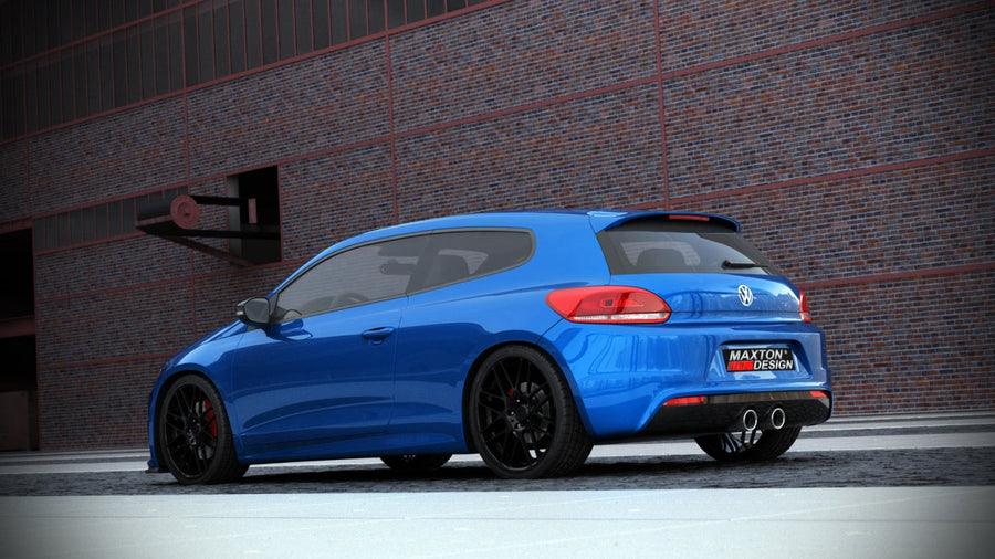 Maxton Design - REAR VALANCE VW SCIROCCO III R WITH 2 EXHAUST HOLES