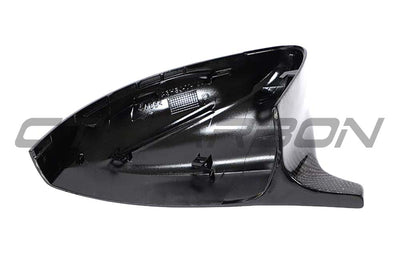 AUDI A3 S3 RS3 8V CARBON FIBRE MIRROR COVERS V2 - WITHOUT LANE ASSIST