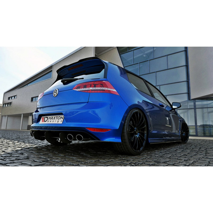Maxton Design - VW Golf R MK7 Hatchback (2013-2016) Rear Diffuser & Rear Side Splitters