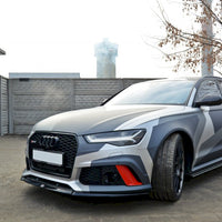 Maxton Design - FRONT SPLITTER V.2 AUDI RS6 C7