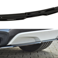 Maxton Design - CENTRAL REAR SPLITTER BMW X4 M-PACK (WITHOUT A VERTICAL BAR)