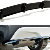 Maxton Design - CENTRAL REAR SPLITTER BMW X4 M-PACK (WITH A VERTICAL BAR)