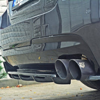 Maxton Design - CENTRAL REAR SPLITTER BMW 5 F11 M-PACK (FITS TWO DOUBLE EXHAUST ENDS)