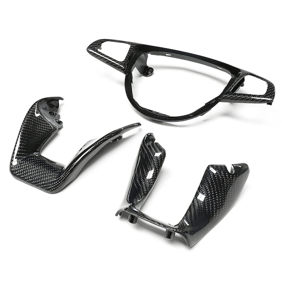 MERCEDES AMG CARBON FIBRE STEERING WHEEL TRIM