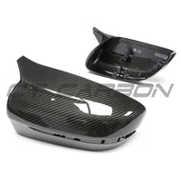 BMW G42 2 SERIES 2022+ RHD DRY CARBON MIRROR COVER REPLACEMENTS - V2