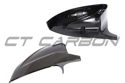 AUDI A3 S3 RS3 8V CARBON FIBRE MIRROR COVERS V2 - WITHOUT LANE ASSIST