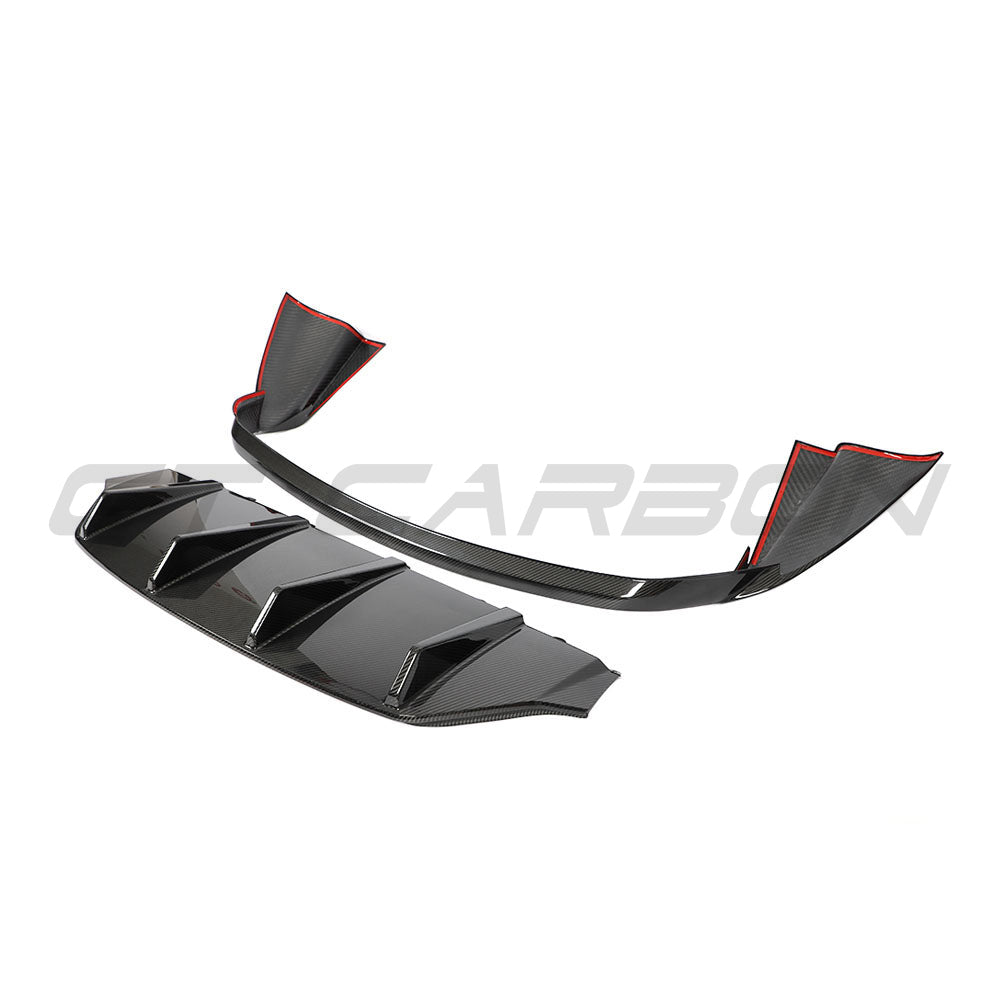 PORSCHE TAYCAN 2020-2024 CARBON FIBRE DIFFUSER