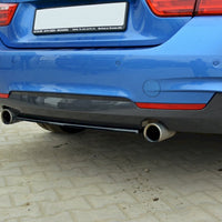 Maxton Design - Central Rear Splitter BMW 4 Coupe / Gran Coupe / Cabrio M-Pack F32 / F36 / F33