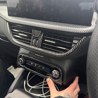 Carbon Fibre Look Climate Control Trim Cover for MK3 / MK3.5 Kuga | CEUK