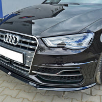 Maxton Design - FRONT SPLITTER AUDI S3 SPORTBACK / AUDI A3 8V SLINE SPORTBACK (2013-2016)