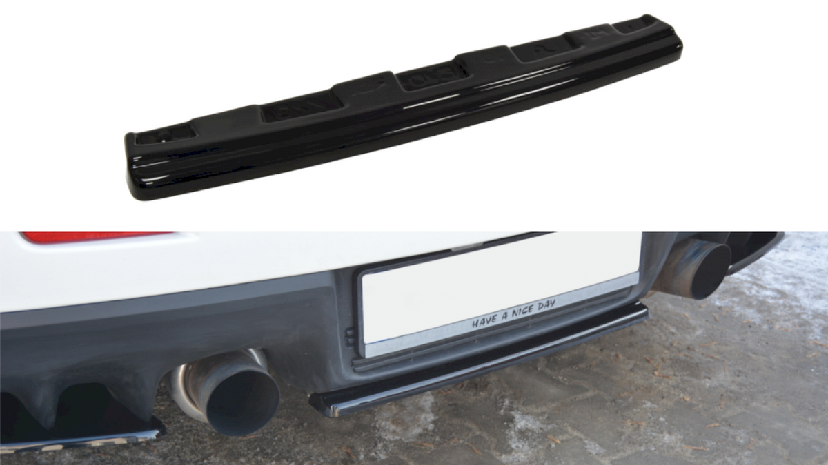 Maxton Design - CENTRAL REAR SPLITTER MITSUBISHI LANCER EVO X (WITHOUT/VERTICAL BARS) (2007-2015)