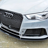 Maxton Design - FRONT RACING SPLITTER AUDI RS3 8VA SPORTBACK PRE-FACELIFT