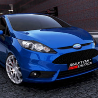 Maxton Design - FRONT BUMPER (ST LOOK) FORD FIESTA MK7 PREFACE MODEL
