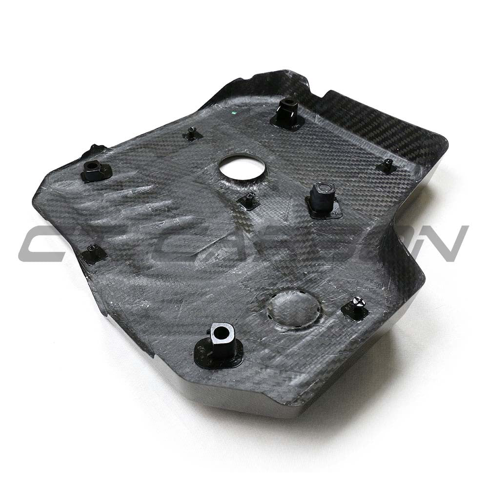 BMW G42 2 SERIES 2022+ DRY CARBON FIBRE ENGINE COVER