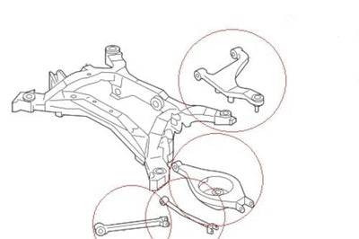 Nissan 350Z Z33 (2002-2009) Rear Suspension Arm Bushes