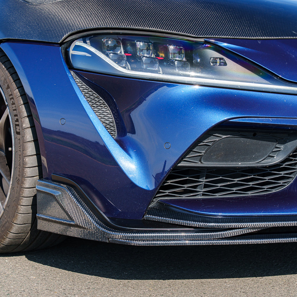 TOYOTA SUPRA 2019+ A90 CARBON FIBRE SPLITTER - V2