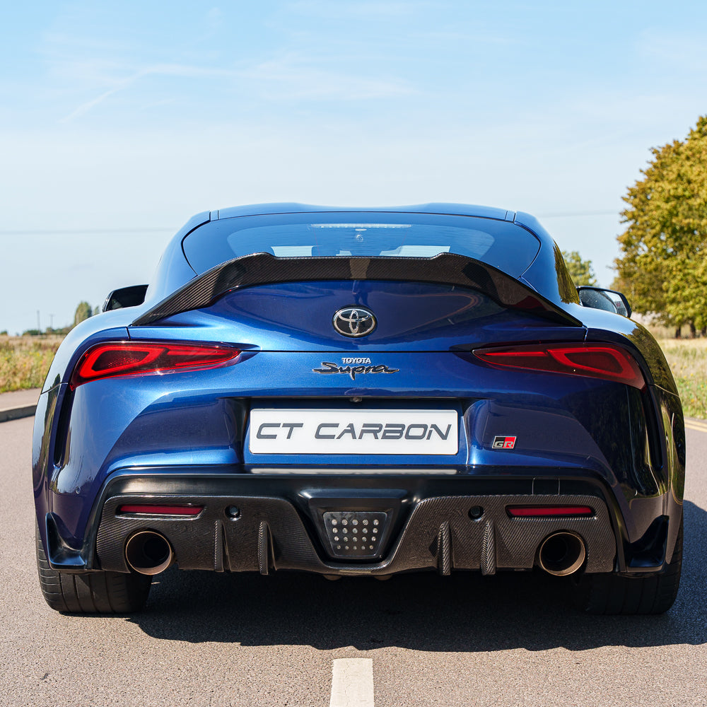 TOYOTA SUPRA 2019+ A90 CARBON FIBRE DIFFUSER ADD ON