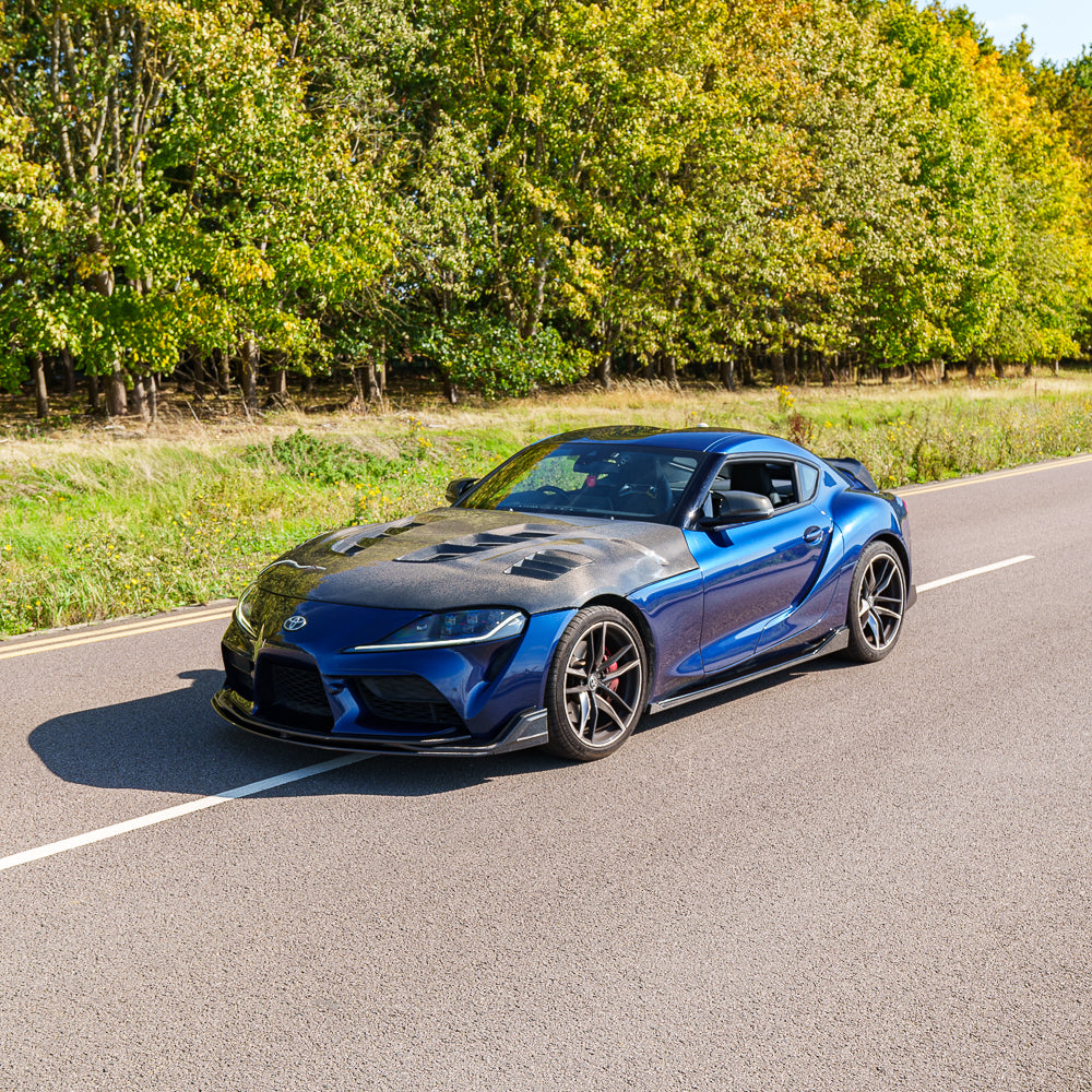 TOYOTA SUPRA 2019+ A90 CARBON FIBRE SIDE SKIRTS - V1