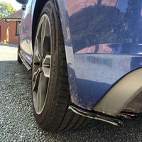 Audi SL 8X Low Splitter Kit Gloss Black ABS Plastic