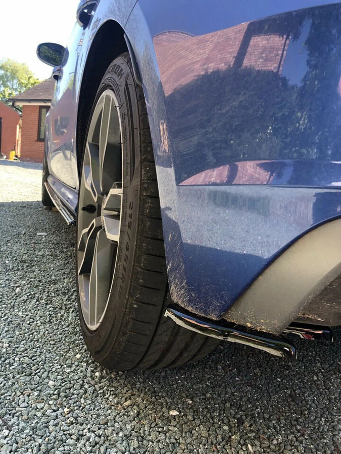 Audi SL 8X Low Splitter Kit Gloss Black ABS Plastic