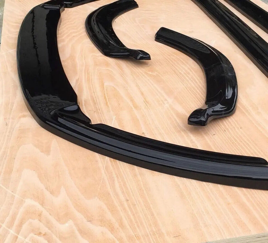 Ford Focus ST MK3 Prefacelift Splitter Kit Gloss Black ABS Plastic