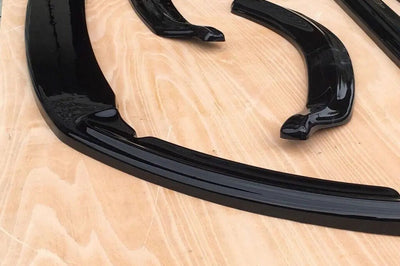 Ford Focus ST MK3 Prefacelift Splitter Kit Gloss Black ABS Plastic