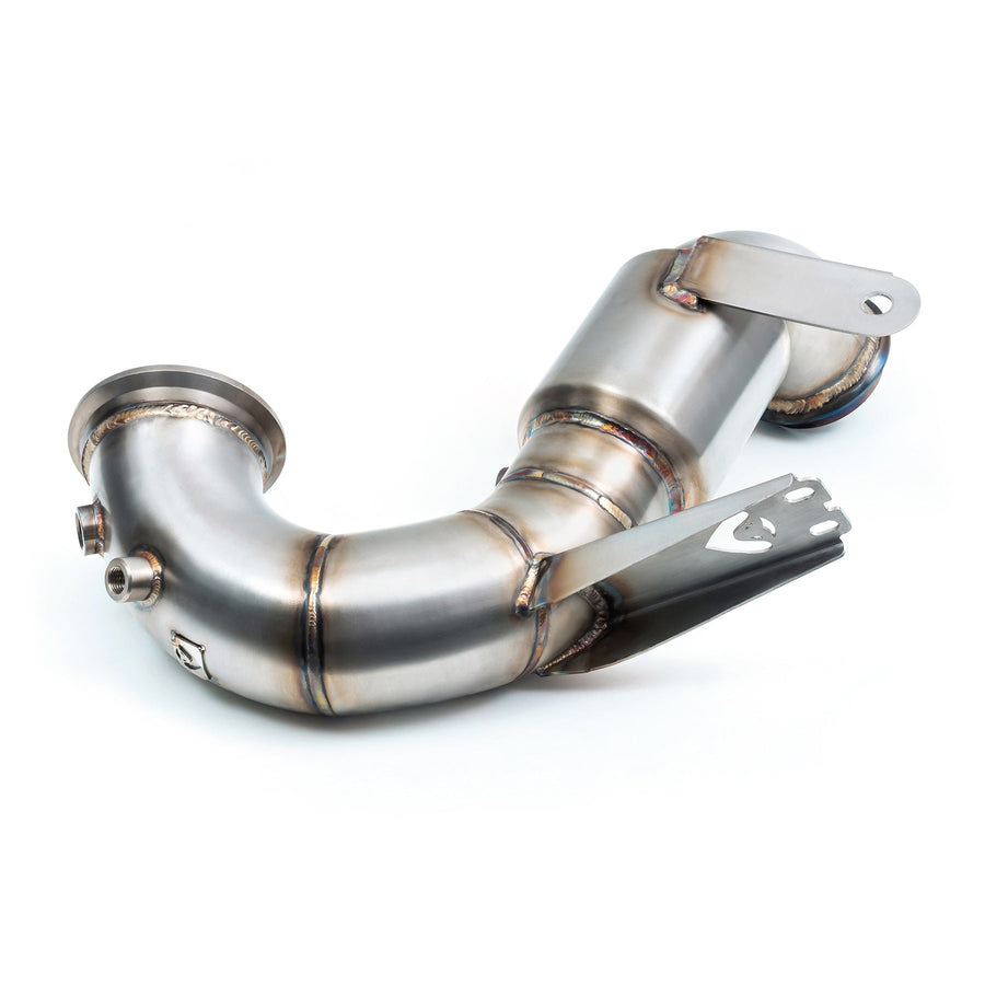 Cobra Exhausts - Mercedes-AMG CLA 45 S Front Downpipe Sports Cat / De-Cat Performance Exhaust