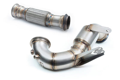 Cobra Exhausts - Mercedes-AMG CLA 45 S Front Downpipe Sports Cat / De-Cat Performance Exhaust