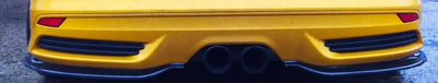 Ford Focus ST MK3 Prefacelift Splitter Kit Gloss Black ABS Plastic