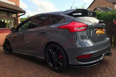 Ford Focus ST MK3 Facelift Splitter Kit Gloss Glack ABS Plastic