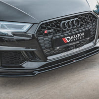 Maxton Design - Front Splitter V.3 Audi RS3 Sportback 8V Facelift