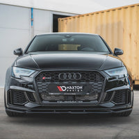 Maxton Design - FRONT SPLITTER V.4 AUDI (RS3 8V FACELIFT (2017-UP)