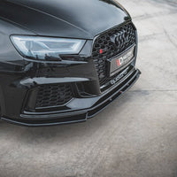 Maxton Design - FRONT SPLITTER V.4 AUDI (RS3 8V FACELIFT (2017-UP)