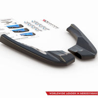 Maxton Design - REAR SIDE SPLITTERS V.2 AUDI RS3 8V SPORTBACK FACELIFT (2019-UP)