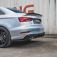 Maxton Design - REAR VALANCE AUDI S3 SEDAN 8V FACELIFT (2016-2020)