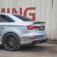Maxton Design - REAR SIDE SPLITTERS V.2 AUDI S3 SEDAN 8V FACELIFT (2016-2020)