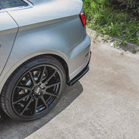 Maxton Design - REAR SIDE SPLITTERS V.2 AUDI S3 SEDAN 8V FACELIFT (2016-2020)