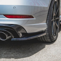 Maxton Design - REAR SIDE SPLITTERS V.2 AUDI S3 SEDAN 8V FACELIFT (2016-2020)